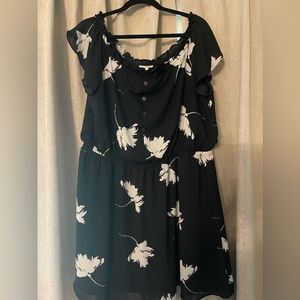 Maurice’s 1x black off the shoulder dress
